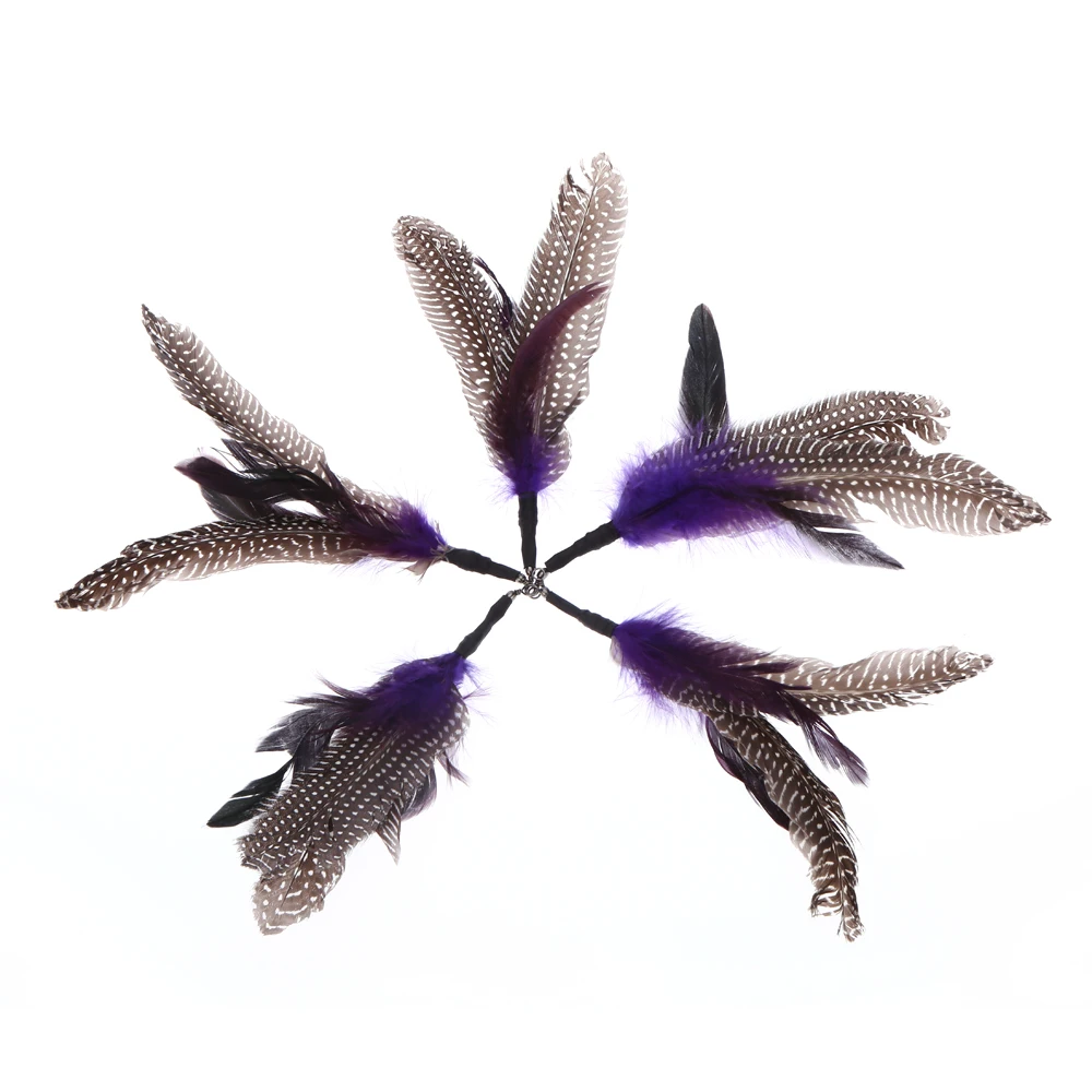 Luxury Extendable Pet Kitten Cat Feather Teaser Wand Rod + 7PCS Colorful Natural Long Toy Set | Дом и сад