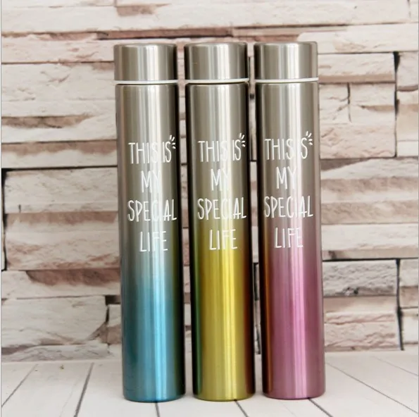 

Insulated Cup Gradually Colorful Pepper Rod Creative Men And Women Students Portable Color Changing Hipster Bang Bang Shift Wate