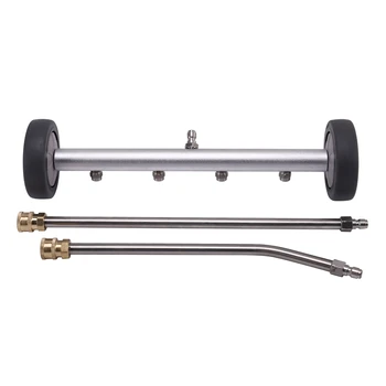 

16-Inch Dual-Purpose Undercarriage Pressure Washer Cleaner,Power Surface Cleaner Attachment, with 45 Degree Angled Wand