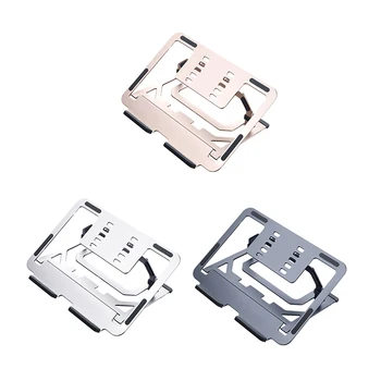 

Aluminum Alloy Notebook Stand Portable Foldable Laptop Stand Holder for Pro Adjustable Cooling Bracket