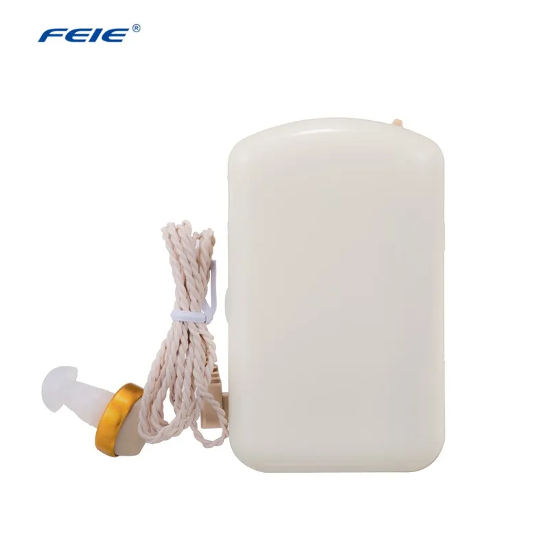 FEIE Pockettio Карманный слуховой аппарат с цифровым высоким Мощность ухо слуховые