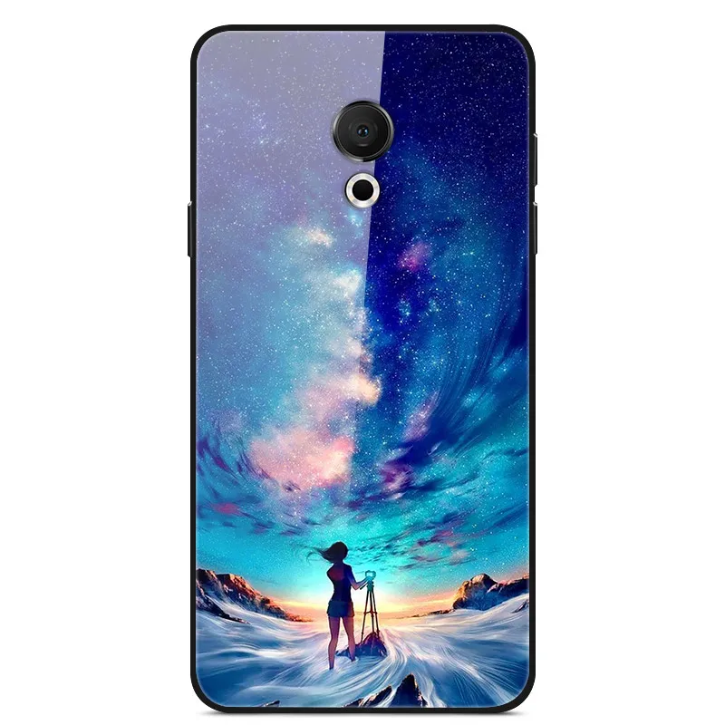 06 Для Meizu 15 Lite чехол из закаленного стекла жесткий чехол для телефона для Meizu 15 Lite M15 Lite TPU бампер чехол s для Meizu 15 Lite - Цвет: 06