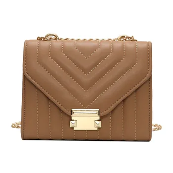 

On the new texture bag women 2019 new Hong Kong retro small square bag ladies chain Joker shoulder Messenger bag