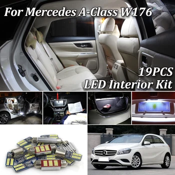 

19Pcs LED bulb interior dome light Kit For Mercedes For Mercedes Benz A class W176 A160 A180 A200 A220 A260 A250 A45AMG (2013+)