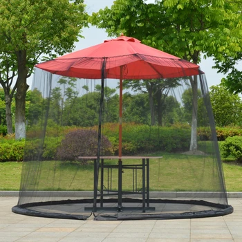 

CIRCULAR UMBRELLA MOSQUITO NETTING COVER BUG for UMBRELLAS PATIO DECK PICNIC