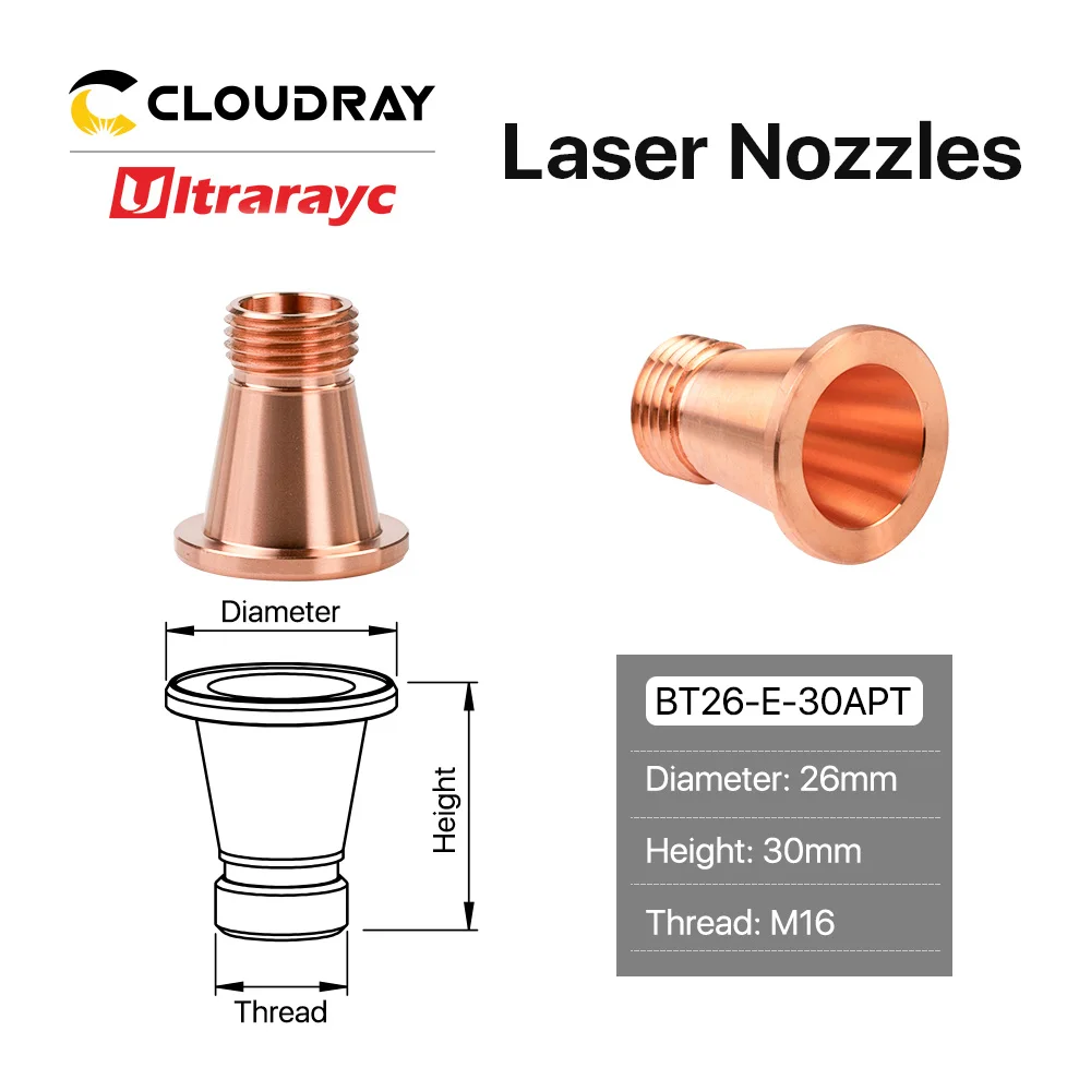 Адаптер лазерной насадки Ultrarayc Bystronic резьба D26 D28 M16 PIN 10032930 2 08701 для волоконной