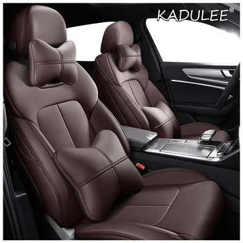 

KADULEE Custom Leather car seat covers For CHANGAN CS35 CS75 CS15 CS95 CS55 Benben EV MINI LOVE Yuexiang V3 V5 V7 CX20 covers