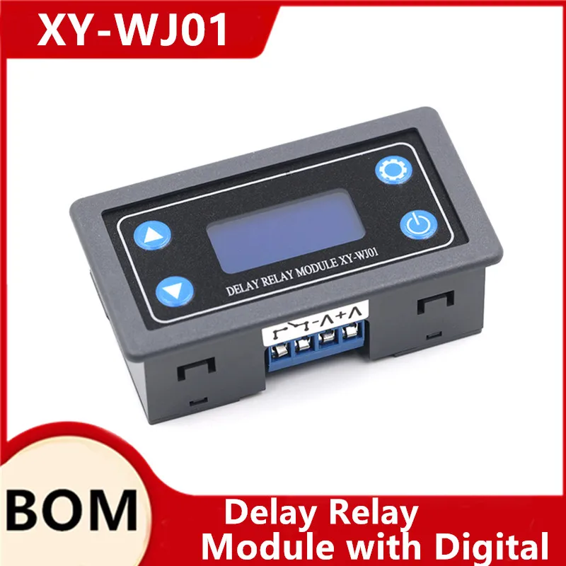 DC12V 12V LED Digital Time Delay Relay Module Programmable Timer Control Switch Timing Trigger Cycle with Case for Indoor | Электронные