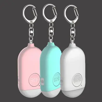 

Multi-purpose SOS Security Emergency Button Self-defense Weapon Led Warning Light Alarm Personal Emergency Alarm Defense
