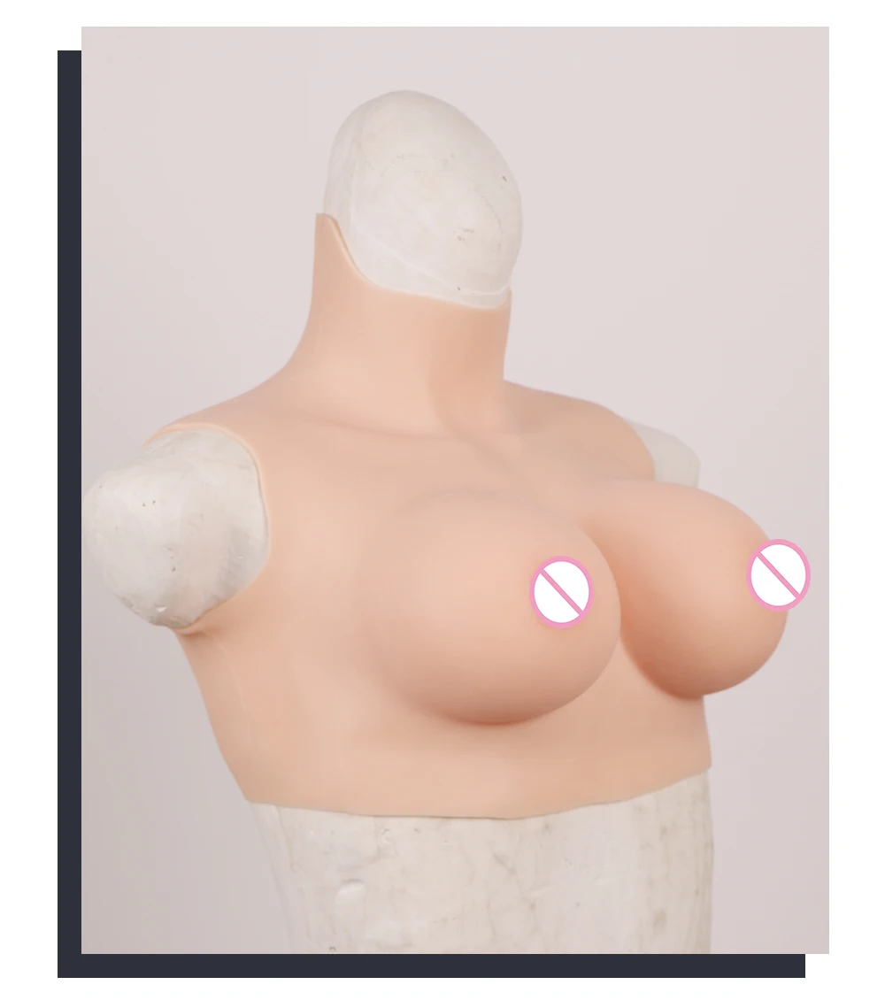 Upgrade Silicone Breast Form C Cup Fake False Boobs Mastectomy Transvestite Crossdresseing Tit For Crossdresser Drag Queen Sissy (6)