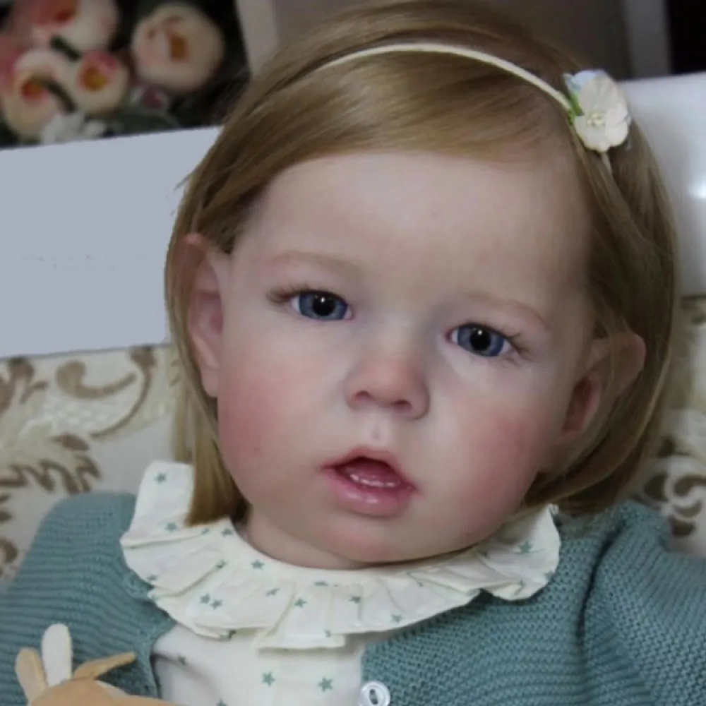 Rbg reborn boneca do bebê 20 polegadas lifelike bonito liam vinil unpainted inacabado peça kit em branco diy para a menina brinquedos presente do ano novo