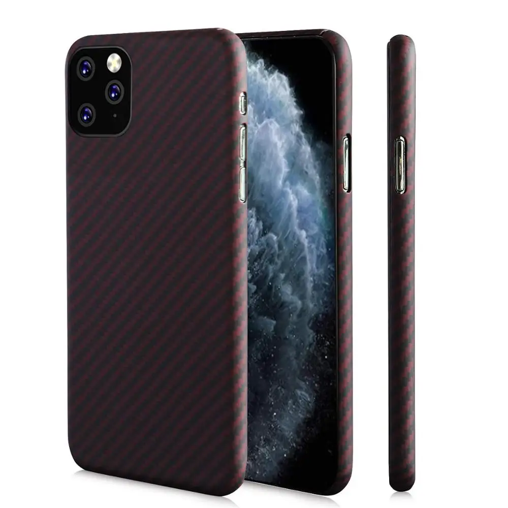 Case For iPhone 11 Pro Real Aramid Fiber Phone Minimalist Durable Snugly Fit Cover Max Carbon Cases |
