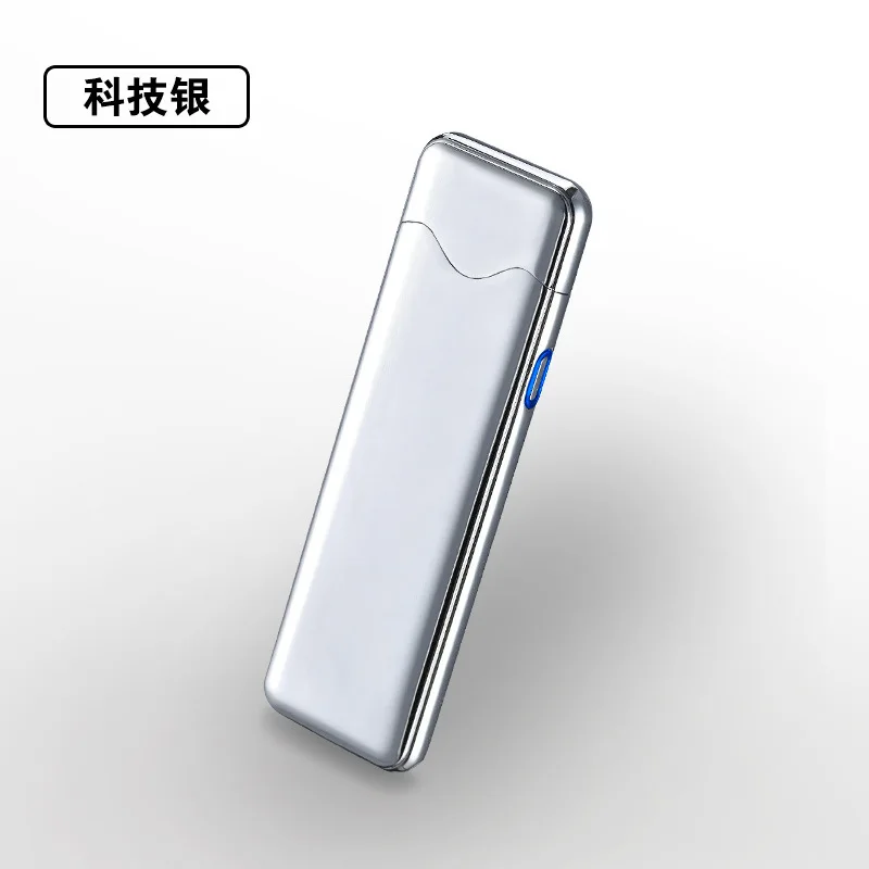Творческий ветрозащитный USB Электронная сигарета зажигалка сенсорный двухсторонняя зарядка прикуриватель - Цвет: 5