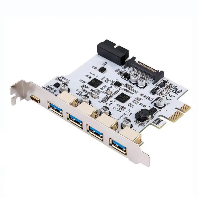 Плата расширения type-C 4 USB 3,0 передний 19 Pin адаптер для настольного ПК с высокой производительностью 125x85x18,5 мм