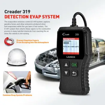 LAUNCH CR319 OBD2 сканер Поддержка Full OBD II/EOBD Launch Creader 3001 автоматический сканер диагностический PK CR3001 ELM327 CR419 CR519 LAUNCH CR319 OBD2 сканер Поддержка Full OBD II/EOBD Launch Creader 3001 автоматический сканер диагностический PK CR3001 ELM327 CR419 CR519
