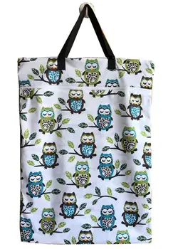 

MUMBABY Large Hanging Wet/dry Cloth Diaper Pail Bag for Reusable Diapers or Laundry