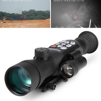 

Hunting Night Vision Telescope Monocular 1080p Nightshot Vision Scope Digital Range Finder Ballistic Computer Scope Full Color