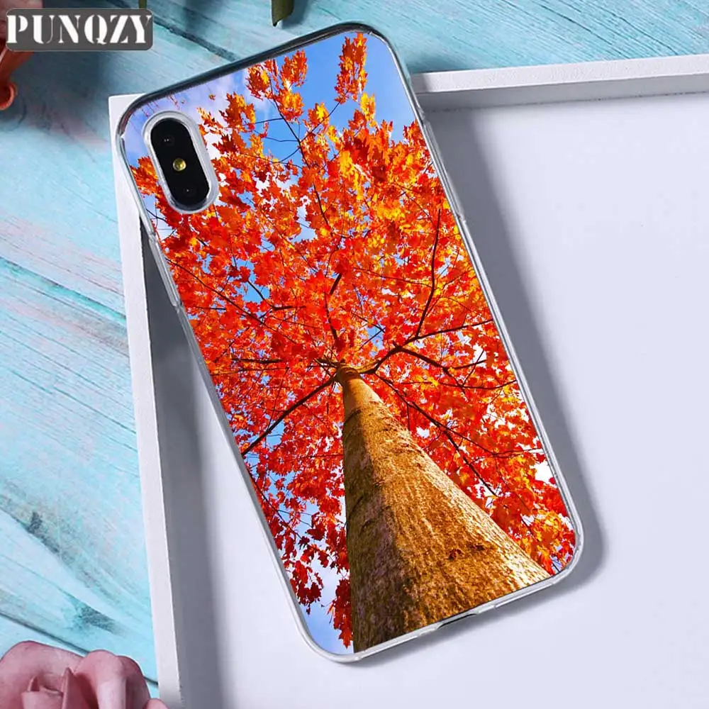 TPU F1738 Чехол для телефона с рисунком осенние листья осень лиса Хэллоуин для iphone XR XS MAX 8 6 6s 7 Plus 5 5S SE 4S 11 PRO MAX Силиконовый ТПУ чехол - Цвет: TPU F1738