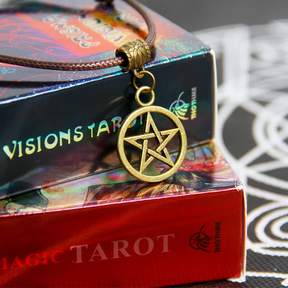 Tarot oracle card mysterious divination comics Tarot card female girl card game board game English playing cards with PDF guide