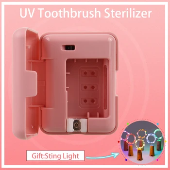 

UV Sterilizer Box Toothbrush Holder UV Toothbrush Box Portable UVC Disinfecting Ultraviolet Light Bathroom Accessories Dropship