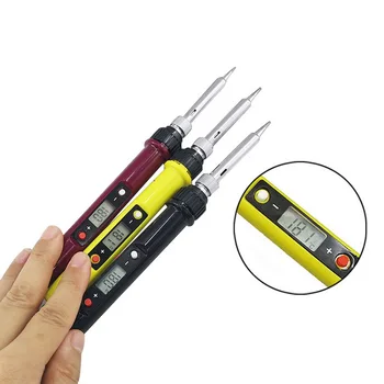 

80W EU Plug LCD Digital Display Soldering Iron Adjustable Temperature Electric Soldering Iron Welding Rework Repair Tools