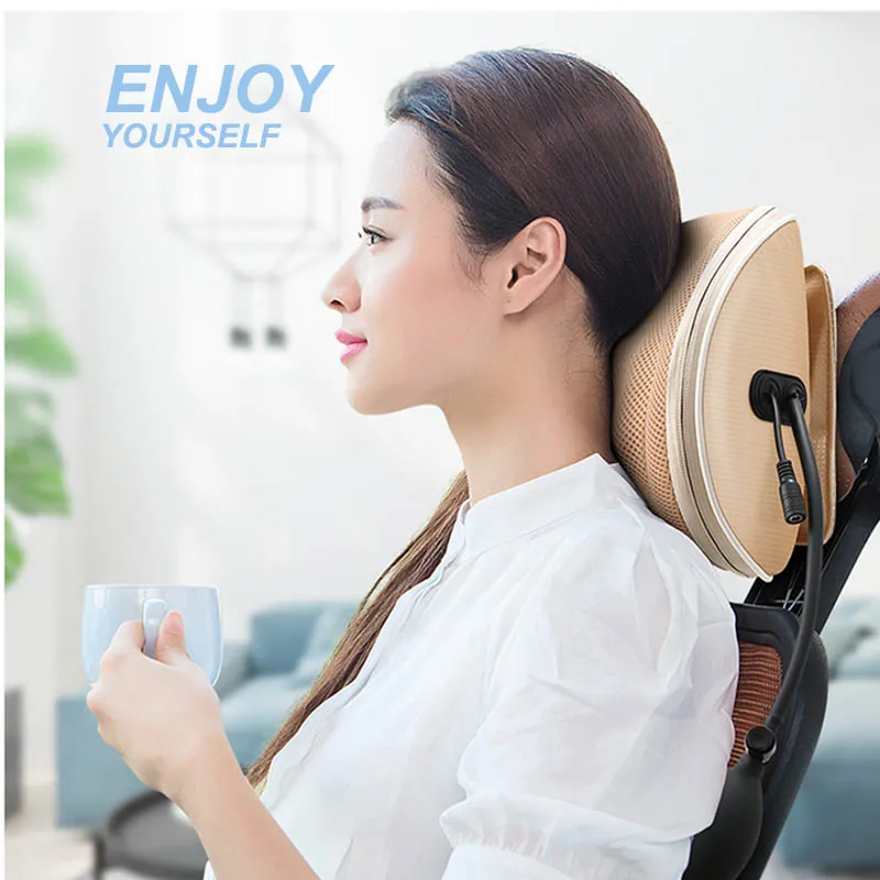 U shape Massager Car Home Cervical Massage Neck Back Waist Body Electric Multifunctional Pillow Arm Foot Infrared Heated | Красота и