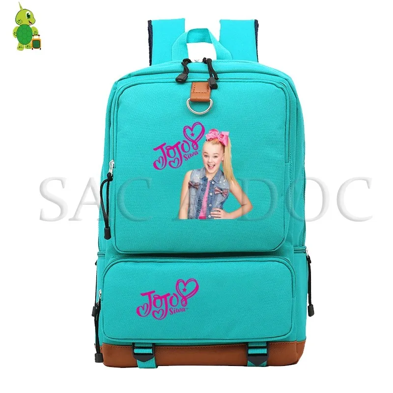 17 JoJo Siwa рюкзаки поп-звезда напечатанный Рюкзак Школьная Сумка для подростков большой емкости рюкзак для ноутбука женские мужские повседневные дорожные сумки - Цвет: 17