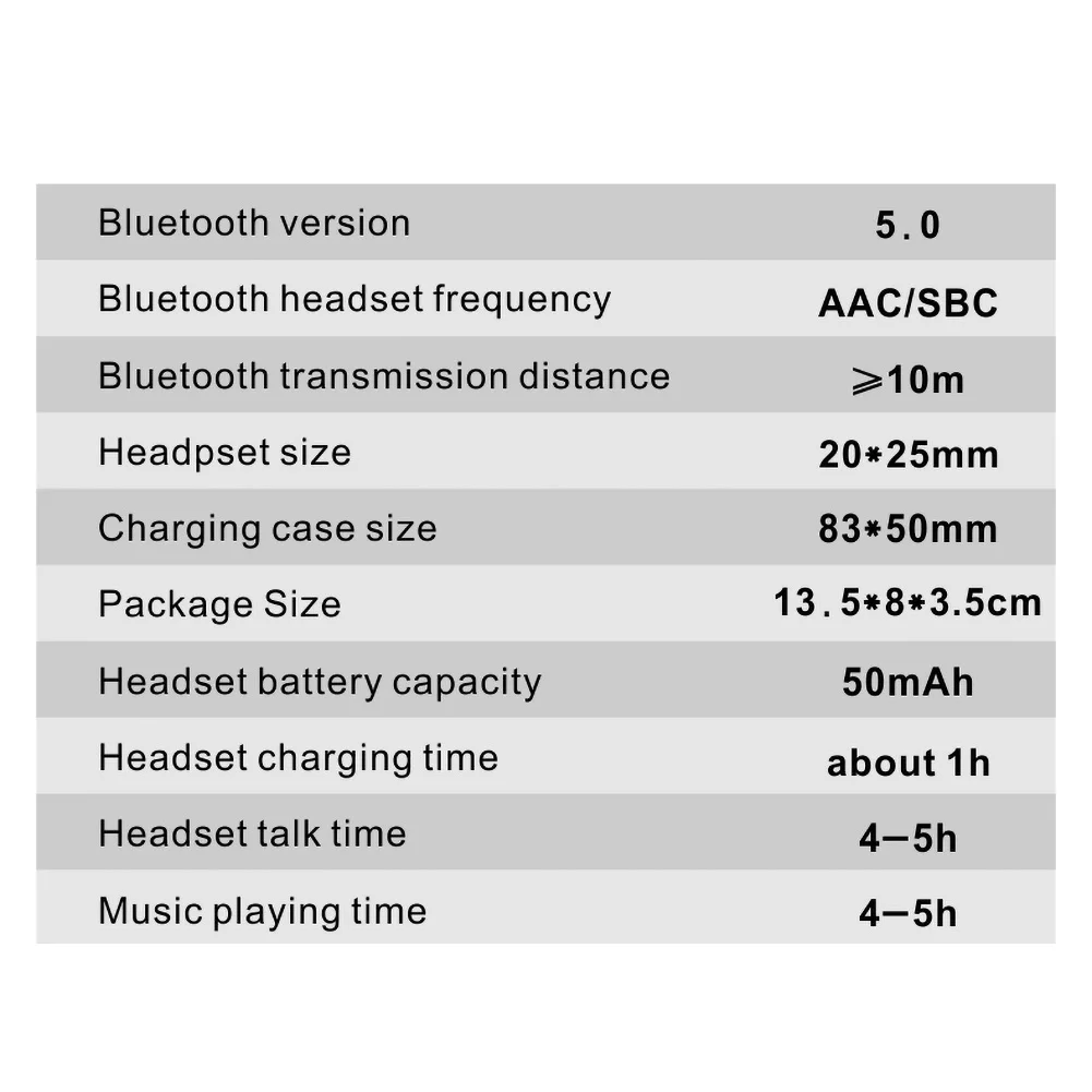 New Wireless Headphones Touch Control LED Bluetooth Earphones With Microphone Sport Waterproof Headsets Earbuds Earphone