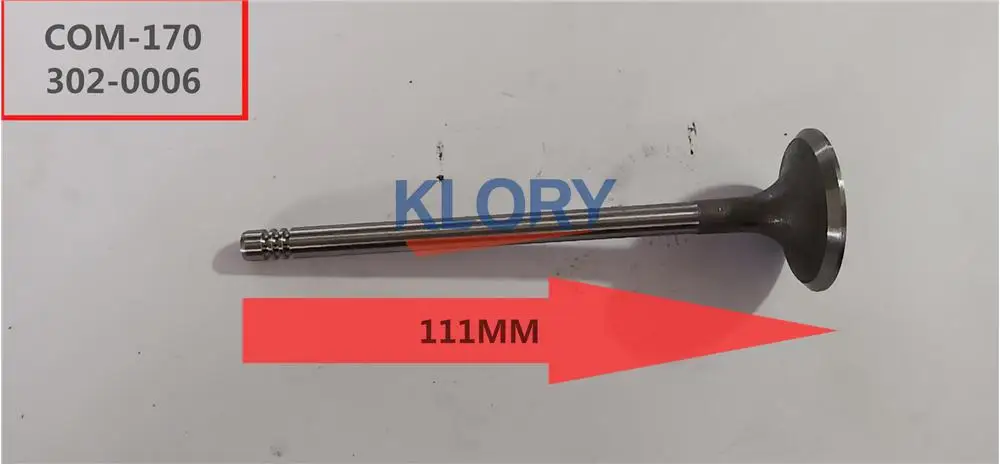 

477F-1007011 477F-1007012 Intake valve(8 PCS)&Exhaust valve(8 PCS) FOR Chery 477 Engine