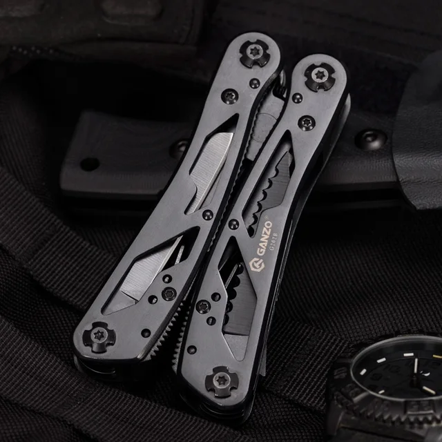 Ganzo G202B Multi Tool Folding Knife Multi-functional Plier EDC Gear outdoor Camping Survival Knife Fishing Plier Tools 5