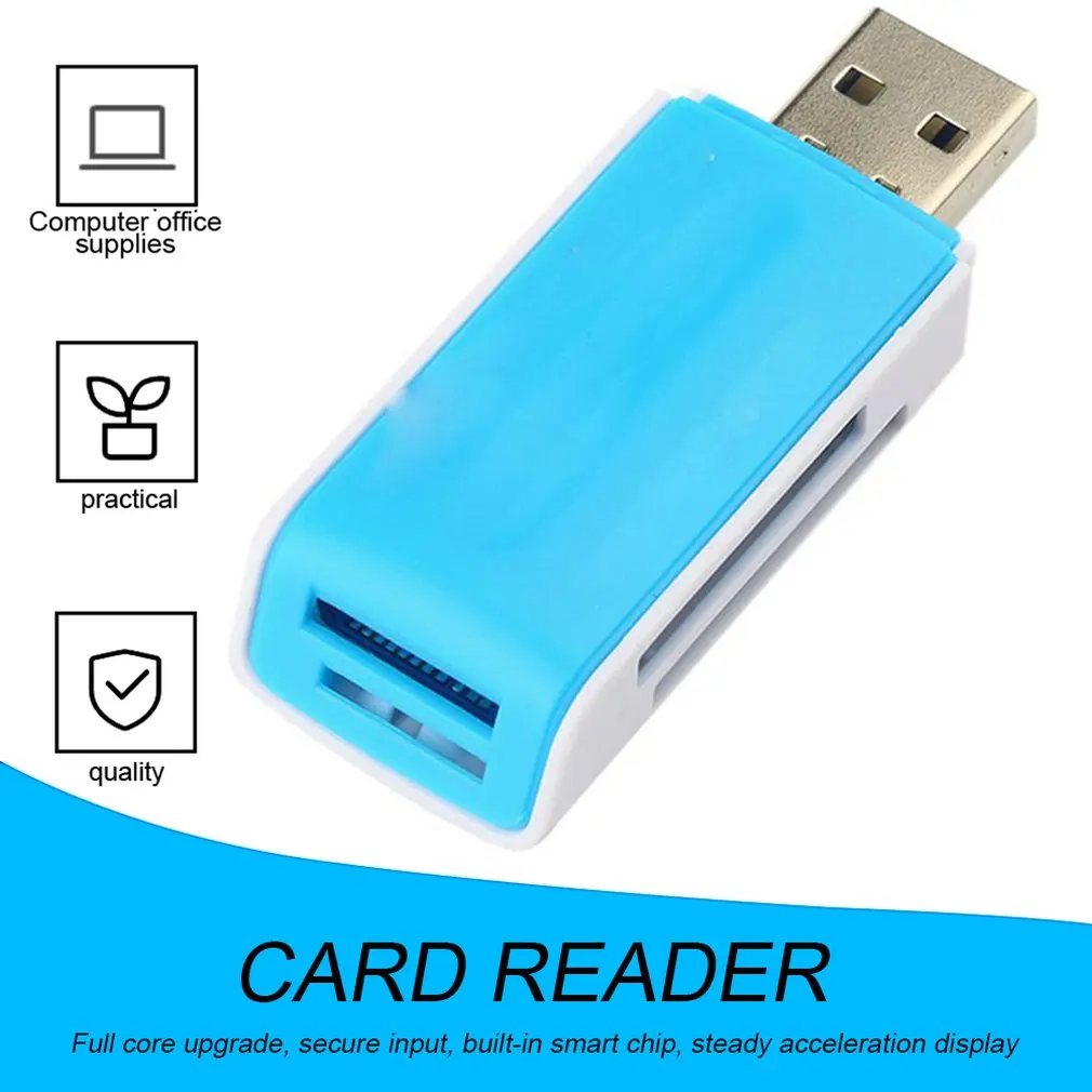 Новинка лидер продаж все в 1 USB 2 0 устройство для чтения нескольких карт памяти