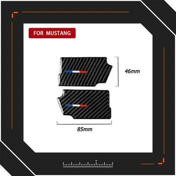 

Cover Door bowel cover Trim Decoration Black Parts For Ford Mustang 15-17