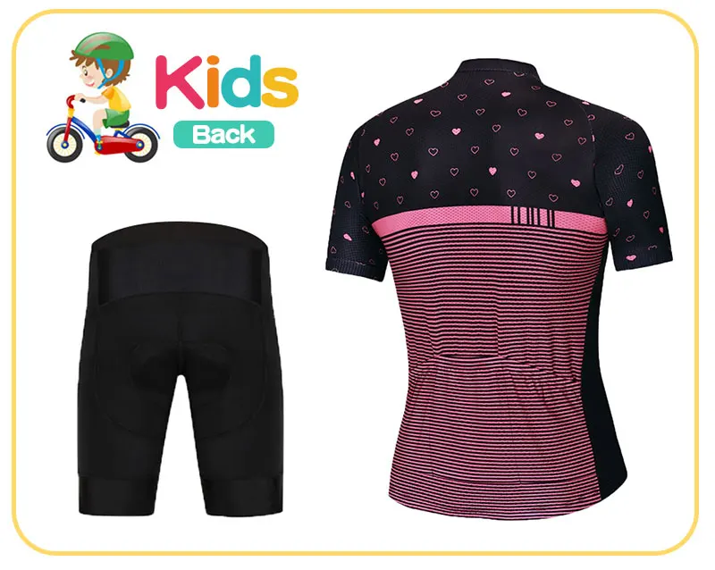 MAKOSHARK, новые летние детские комплекты из джерси с шортами, одежда для гоночного велосипеда, дышащие комплекты одежды для езды на велосипеде