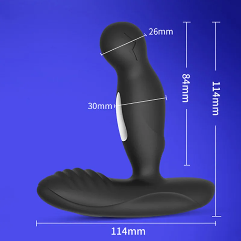 16 Modes Vibrating 3 Mode Rotation Male Prostate Massager Electric Shock Anal Plug Vagina Dildo G Spot Vibrator Sex Toy Buttplug 5