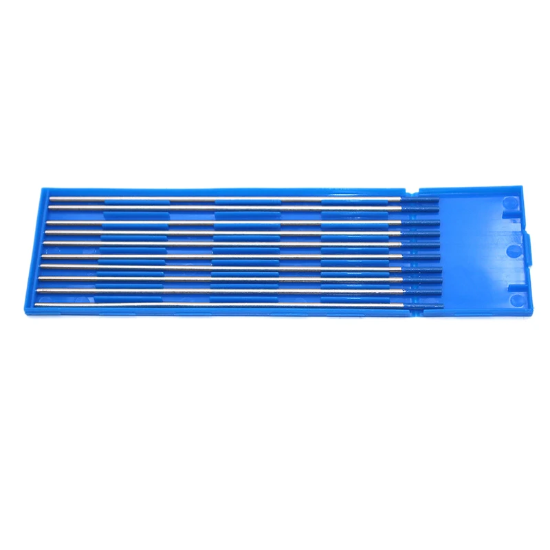 

10Pcs Wy20 Tungsten Electrode Professional Tig Rod 3.2 Mm for Option 2.0% Lanthanated for Tig Welding Machine