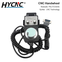 

CNC Pulse Generator 4/6 Axis MPG Suspension Handwheel 5V Ncstudio Syntec LNC Technology System CNC Machine Tool 15-Pin Connector