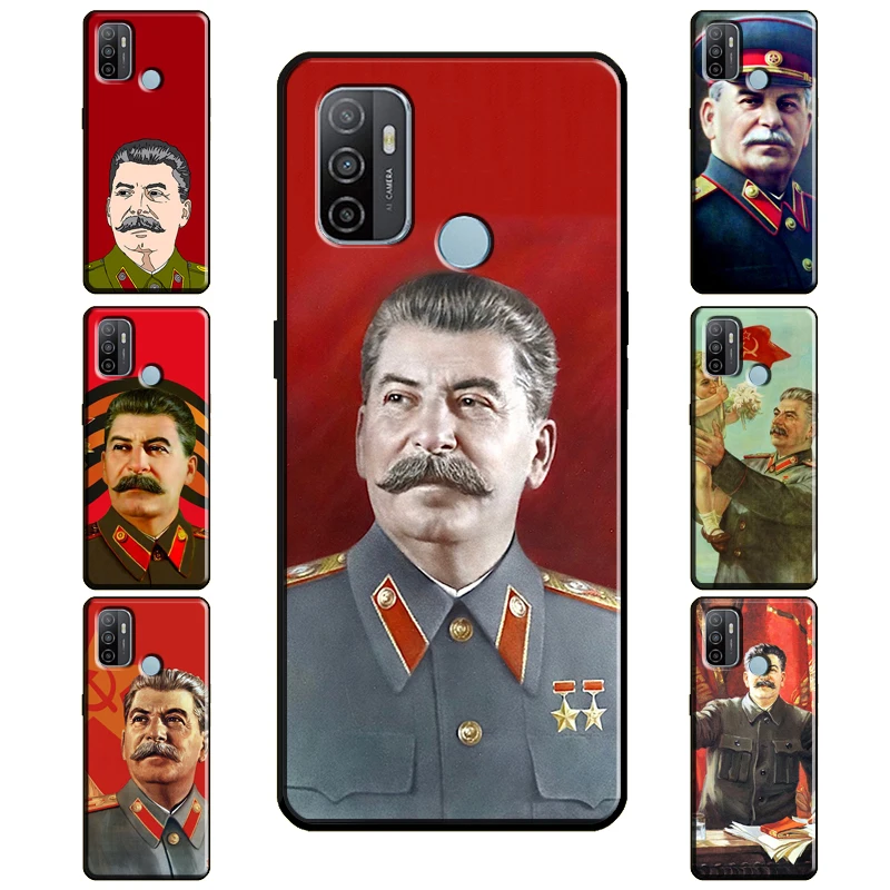 Custodia Per Telefono Stalin Leader Dell'Unione Sovietica Per Oppo A91 A83 A15 A31 A53 A5 A9 2020 A1K A3S A5S A52 A72 A92 Reno 2 Z 4 Pro
