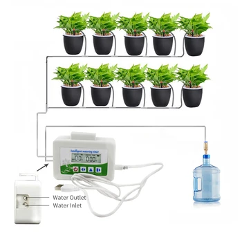 

Solar Automatic Plant Waterers Device Digital Programmable Water Timing Potted Flower Self Watering Drip Irrigation Devices