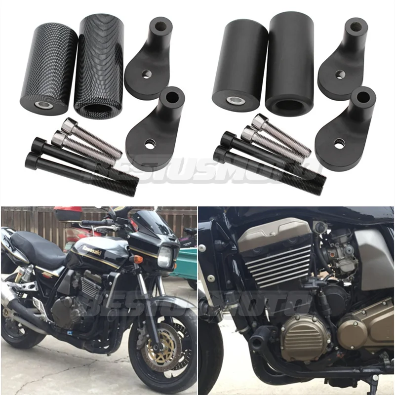 Слайдеры рамы мотоцикла защита от падения для Kawasaki ZRX1100 ZRX 1100 1999 2000 ZRX1200 ZRX1200R 1200R 2001