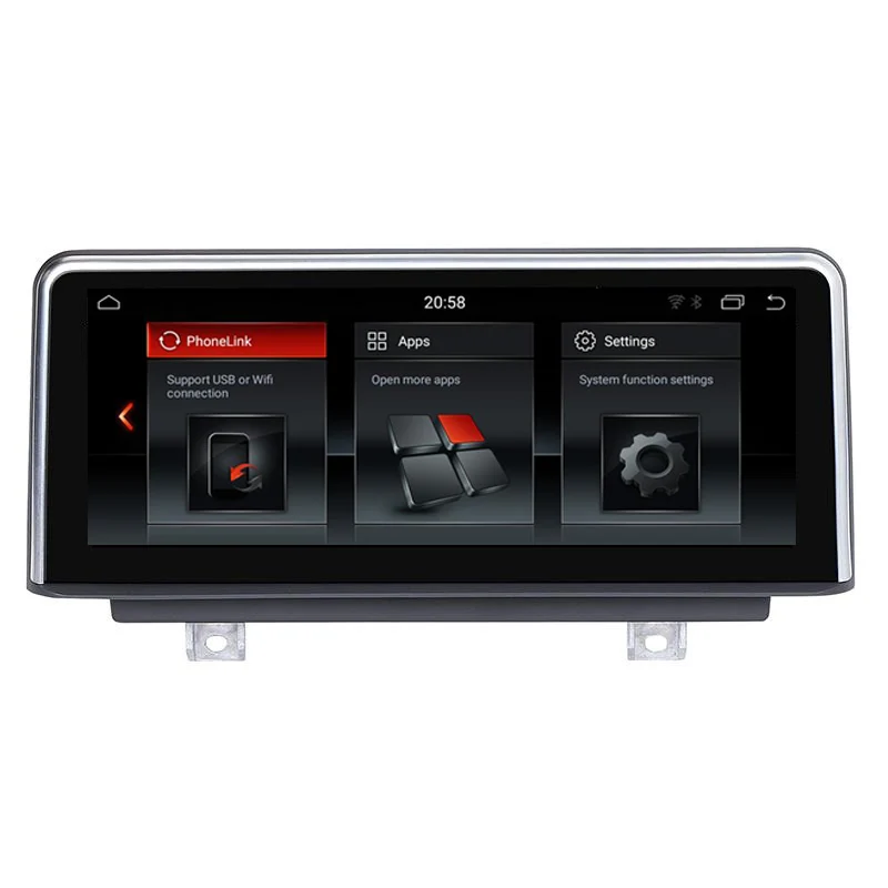 8 дюймов сенсорный экран Android PX6 10 0 автомобиль smart gps Navi forBMW 1/2/3/4 серии (2018) EVO система