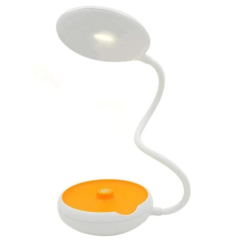 

Bed Reading Lamp,Gooseneck Desk Lamp Battery Operated,Press Dimmable 3 Brightness,Reading Lamp,Night Light And Flashlight,Foldab