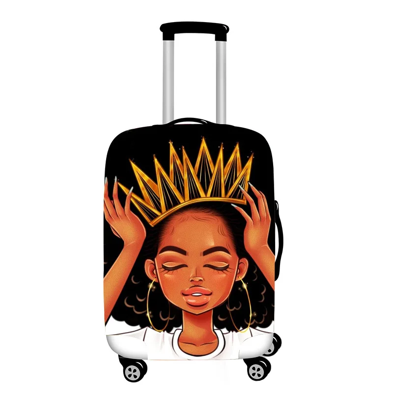 F Luggage cover Дорожный утолщенный эластичный багажный Чехол для багажа Защитные чехлы для 18-32 дюймов костюм Чехол чехол Аксессуары для путешествий HW616 - Цвет: F Luggage cover