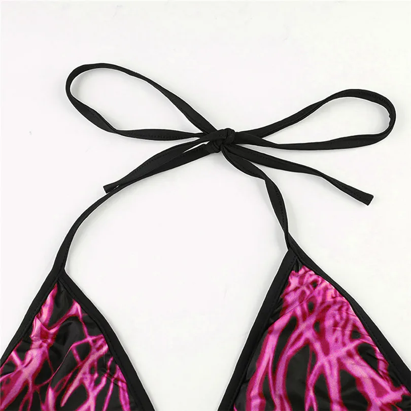 Halter Bras For Women Wireless Print Bra Push Up Sport Sleepwear Underwear Bra Tops S-L Bralette Encaje Mujer 30DEC0921