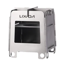 

Lixada Portable Camping Titanium Stove Lightweight Folding Wood Burning Stove Pocket Burner Outdoor Picnic Tourist Equipment