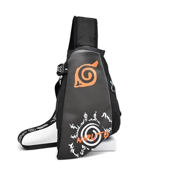 

cosplay anime NARUTO Uzumaki Naruto clothing props unisex canvas PU waterproof shoulder bag Halloween carnival gift props