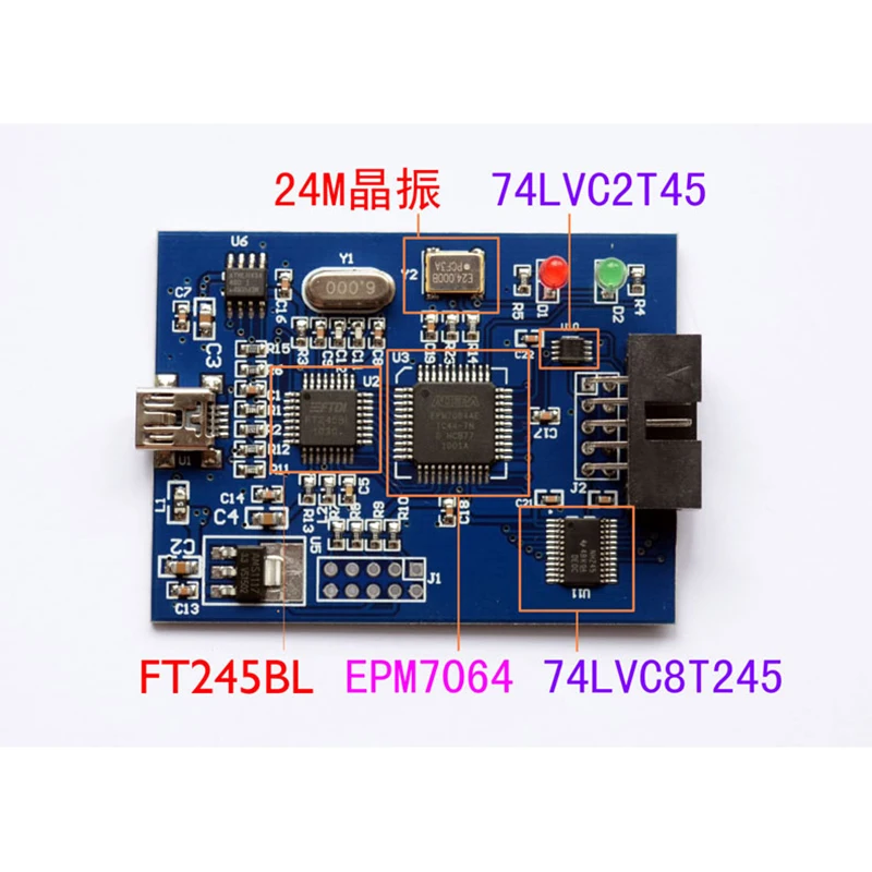 Cargador descendente de emulación FPGACPLD de línea de descarga de USB Altera