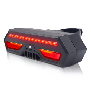 

Bike Tail Light with Turn Signals USB Rechargeable Bike Taillight Wireless Remote Control Ultra light Bike Rear Light Waterproof