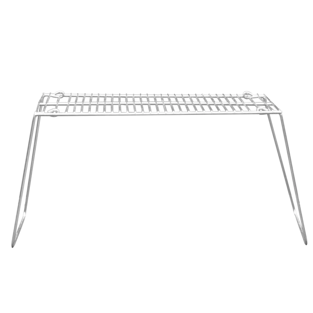 

Outdoor Portable Folding Charcoal BBQ Grill Stainless Steel Picnic Barbecue Camping Pot Stand Support Stove Rack