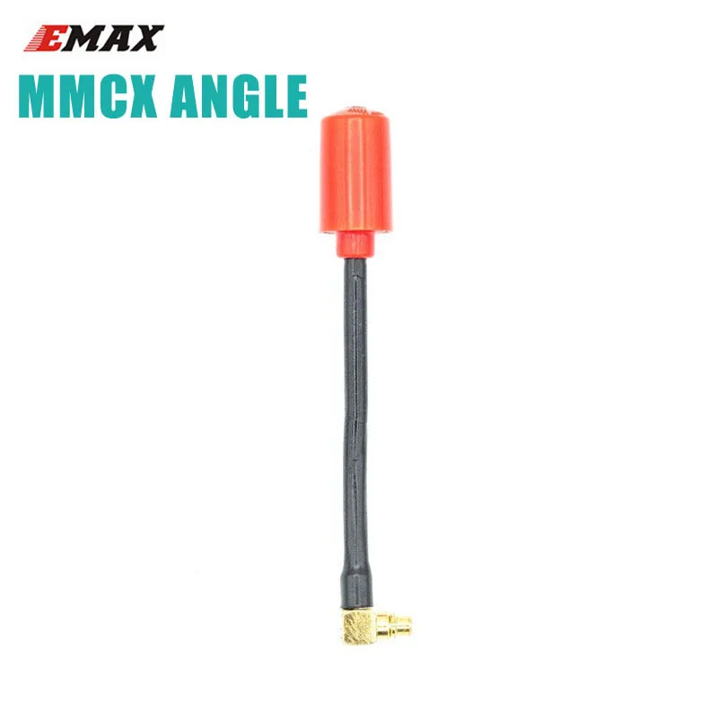 Оригинальная антенна EMAX 50 мм 5 8G 3dBi FPV RHCP/LHCP SMA/MMCX угол для гоночного дрона