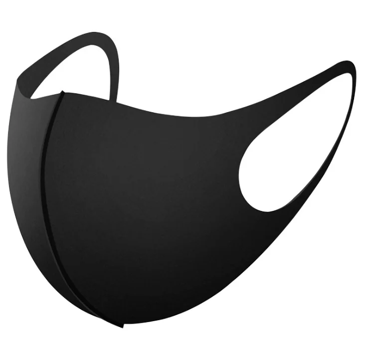 

3pcs Regular Size Black Pitta Mask Dark Gray Japan Anti-Pollution/Dust Face Mask